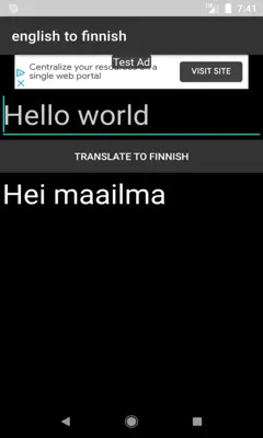 english to finnish translator android App screenshot 3